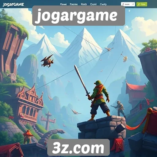 Navegabilidade e design do site jogargame